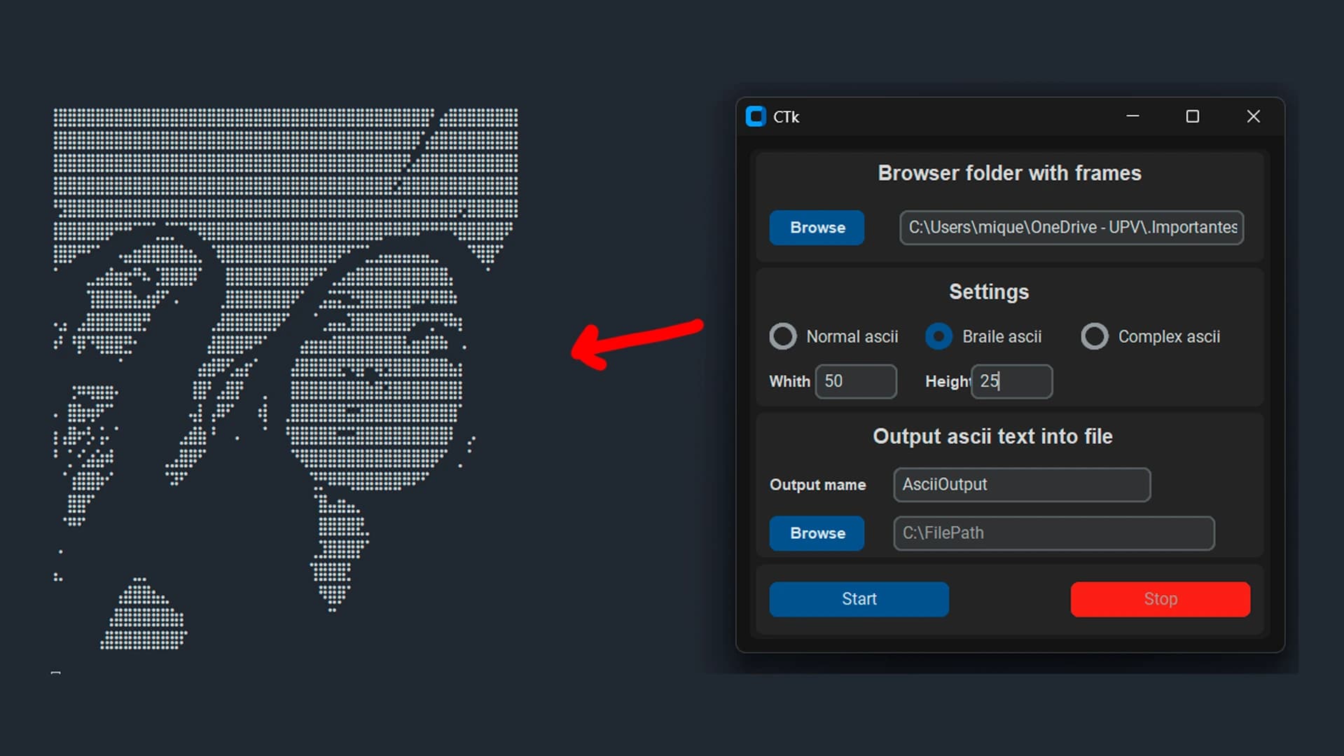 Auto Image to ASCII